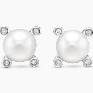 David Yurman Pearl Earrings